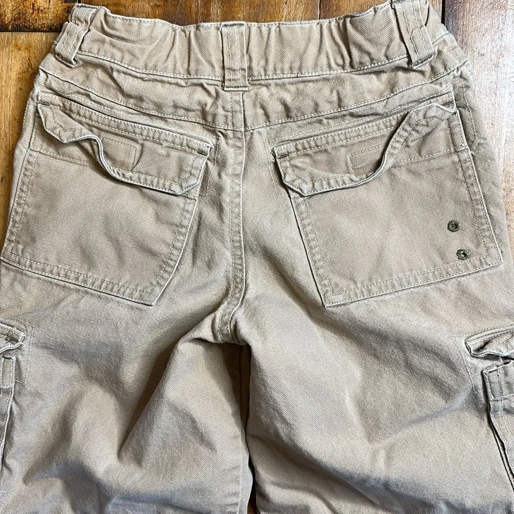 Gymboree Boys size 5 Khaki Cargo Pants utility pants cotton Easter
